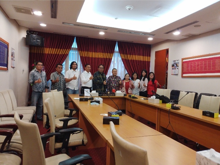 Panitia Natal Lintas Generasi Sumut Melakukan Audiensi Bersama Ketua DPRD Sumut, Drs Baskami Ginting