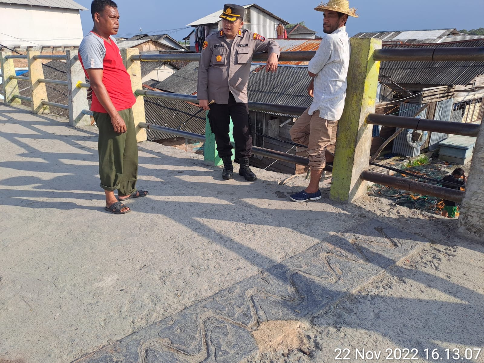 Tidak Disangka Sangka Kapolres Belawan Langsung Turun Ketengah - Tengah Masyarakat