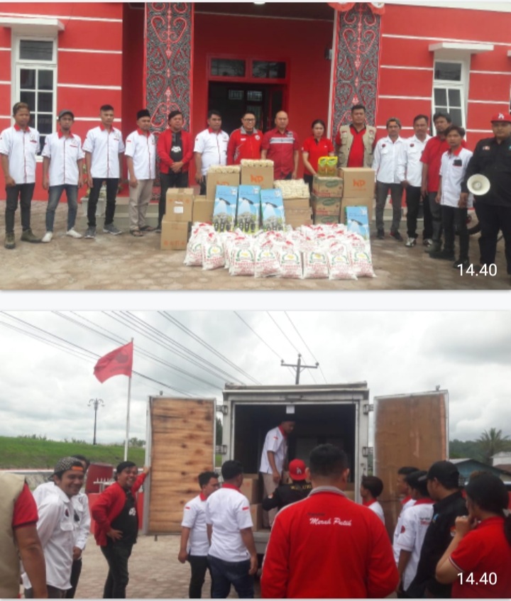 PDI Perjuangan Tanggap Bencana di Tapanuli Utara