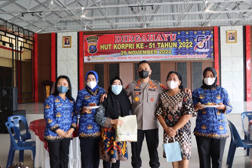 Polresta Deli Serdang Gelar Acara Syukuran HUT KORPRI Ke 51 Tahun