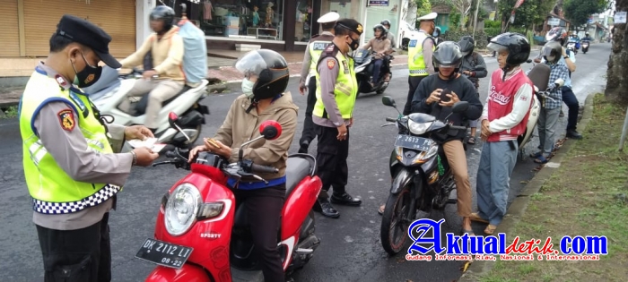 Jelang Perhelatan G20, Polsek Ubud Gencarkan Operasi Cipta Kondisi