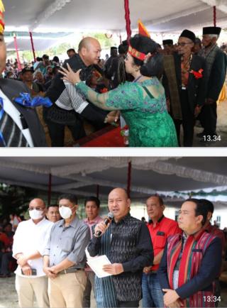 Bupati Tapanuli Utara Hadiri Pesta Peresmian Tugu Opung Raja Nauli Nababan.