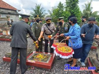Kodim 1616/Gianyar Gelar Ziarah Nasional Dalam Rangka HUT TNI Ke-77