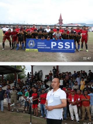 Bupati Tapanuli Utara Menutup Festival Sepak Bola Usia Dini Antar SSB-PSA Tahun 2022